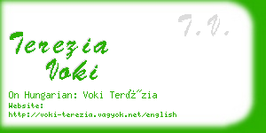 terezia voki business card